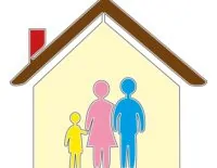 flat-continuous-drawing-line-family-in-house-vector-30565196