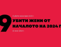 Постер за 9 убити жени от началото на годината - Сдружение 'Бъдеще за децата'